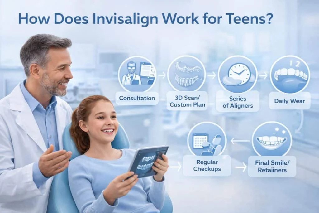 how does invisalign work for teens
